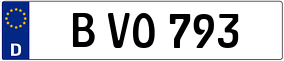 Truck License Plate